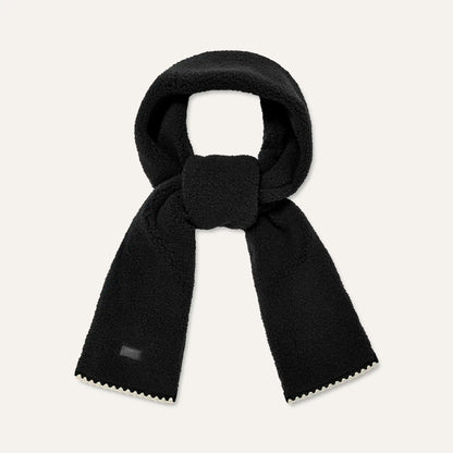 Ugg Uggfluff Scalloped Scarf Black