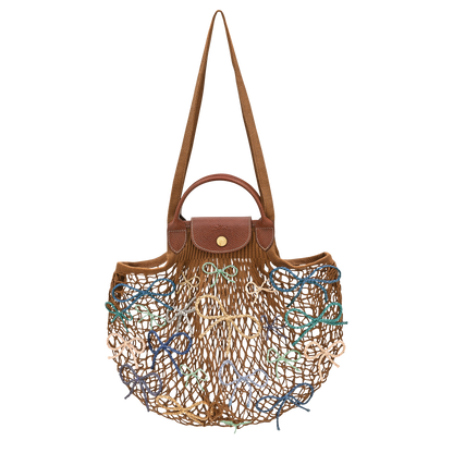 Longchamp Le Pliage Collection L Mesh bag Tobacco