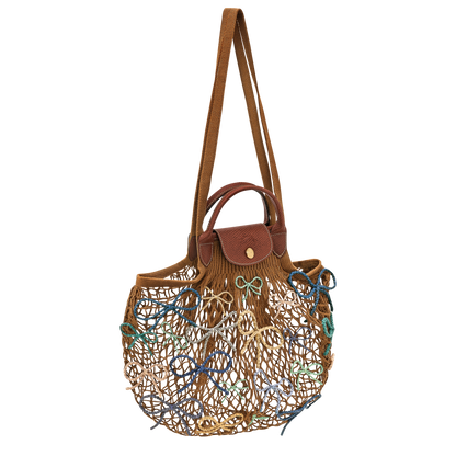 Longchamp Le Pliage Collection L Mesh bag Tobacco