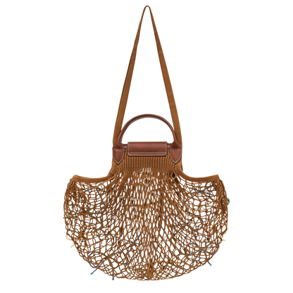 Longchamp Le Pliage Collection L Mesh bag Tobacco
