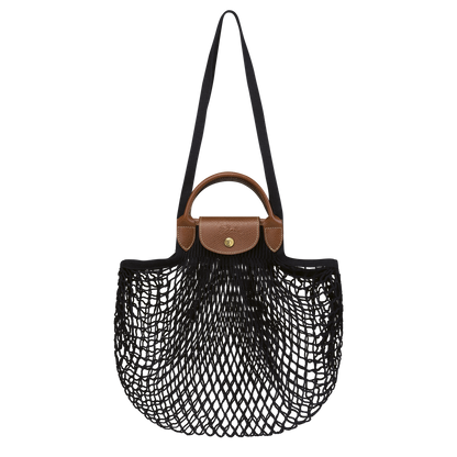 Longchamp Le Pliage Filet L Mesh bag Black