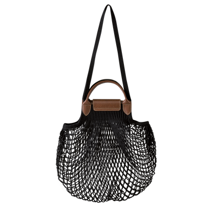 Longchamp Le Pliage Filet L Mesh bag Black
