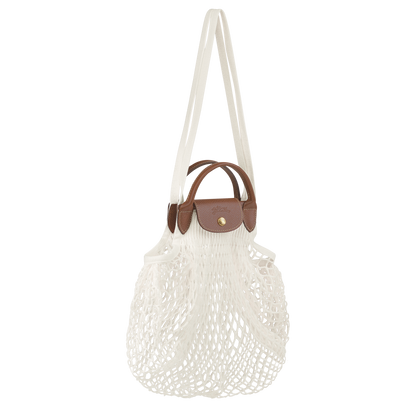 Longchamp Le Pliage Filet L Mesh bag Ecru