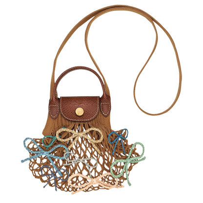 Longchamp Le Pliage Collection XS Mesh bag Tobacco