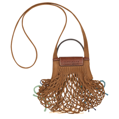 Longchamp Le Pliage Collection XS Mesh bag Tobacco