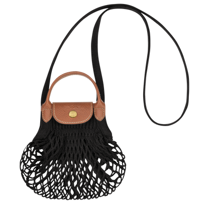 Longchamp Le Pliage Filet XS Mesh bag Black
