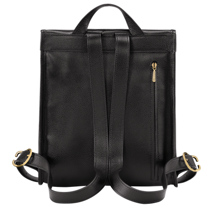 Longchamp Le Foulonné M Backpack Black
