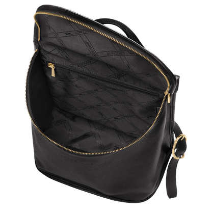 Longchamp Le Foulonné M Backpack Black