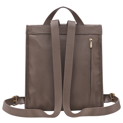 Longchamp Le Foulonné M Backpack Taupe