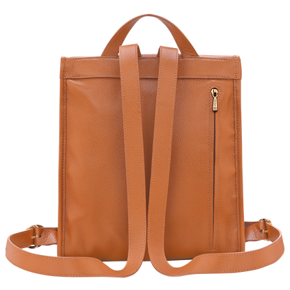 Longchamp Le Foulonné M Backpack Amber