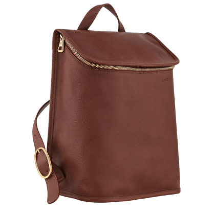 Longchamp Le Foulonné M Backpack Coffee