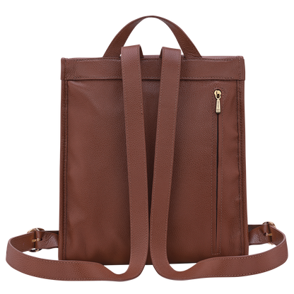 Longchamp Le Foulonné M Backpack Coffee