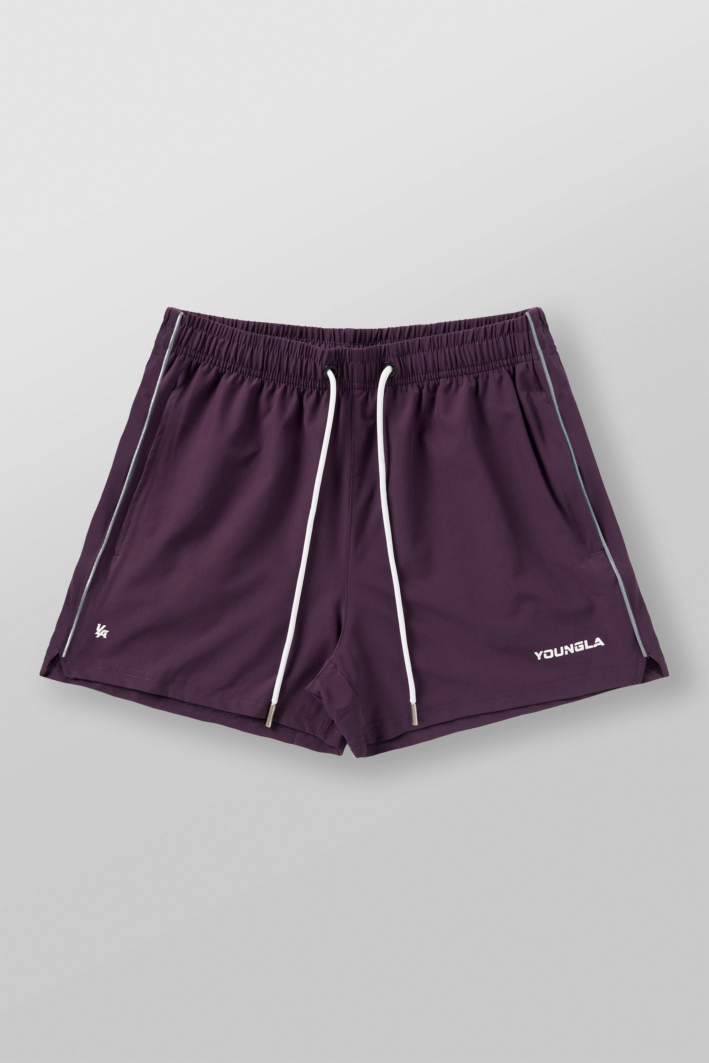 YoungLA 1021 - Leg Day Shorts Deep Purple