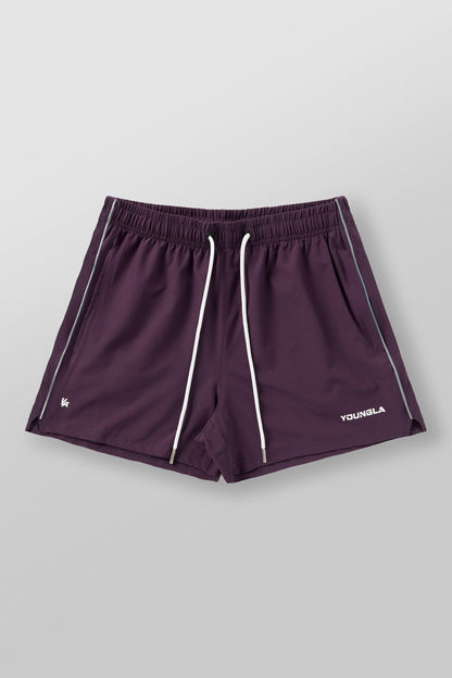 YoungLA 1021 - Leg Day Shorts Deep Purple