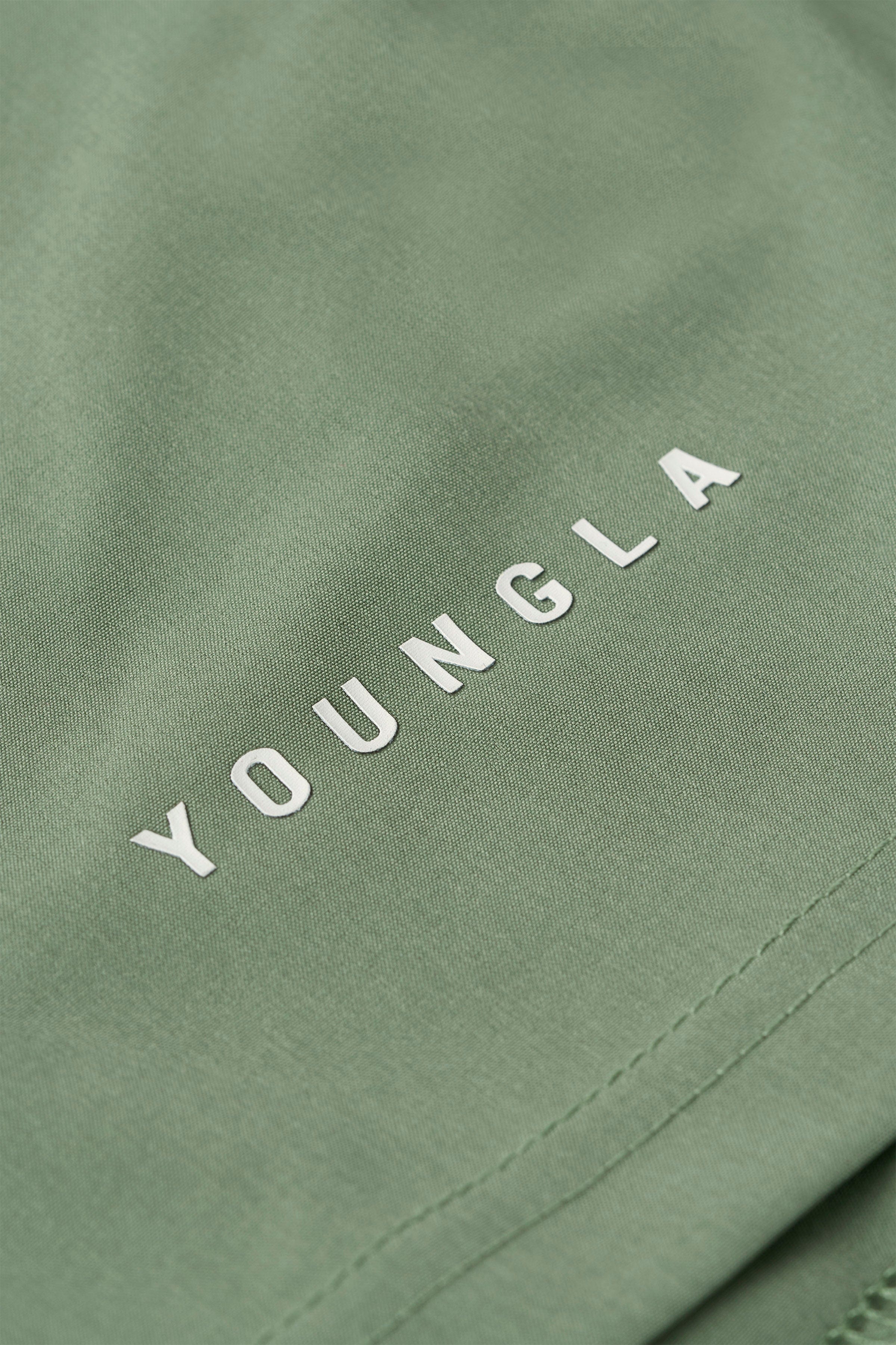 YoungLA 1022 - Staple Shorts 4.5" Light Green