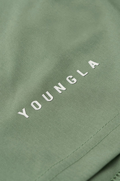 YoungLA 1022 - Staple Shorts 4.5" Light Green