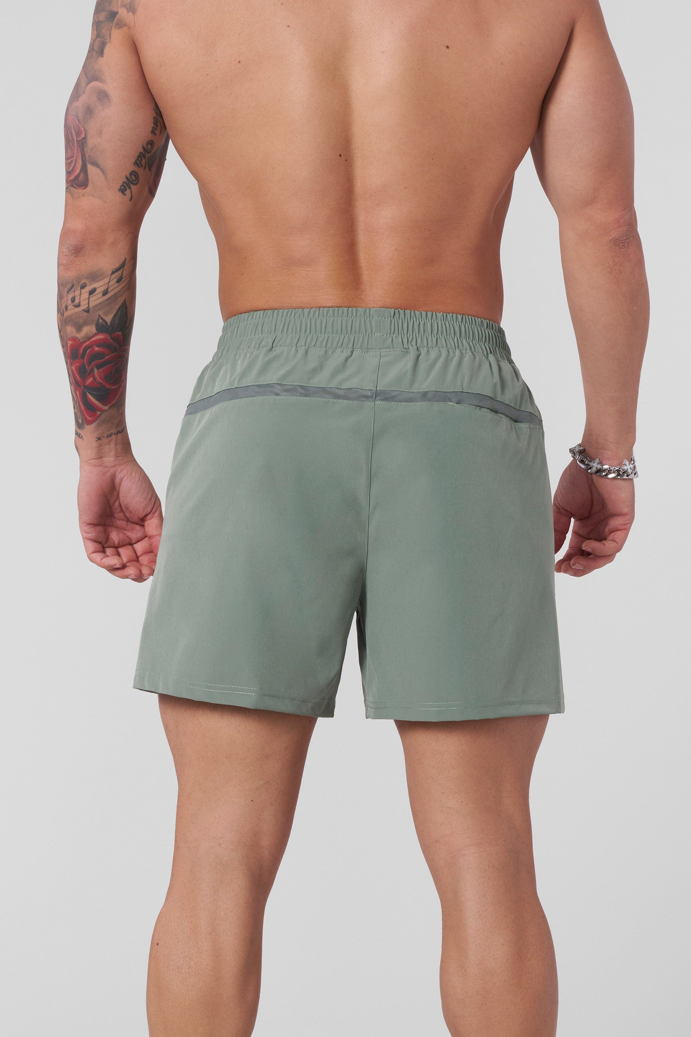 YoungLA 1022 - Staple Shorts 4.5" Light Green