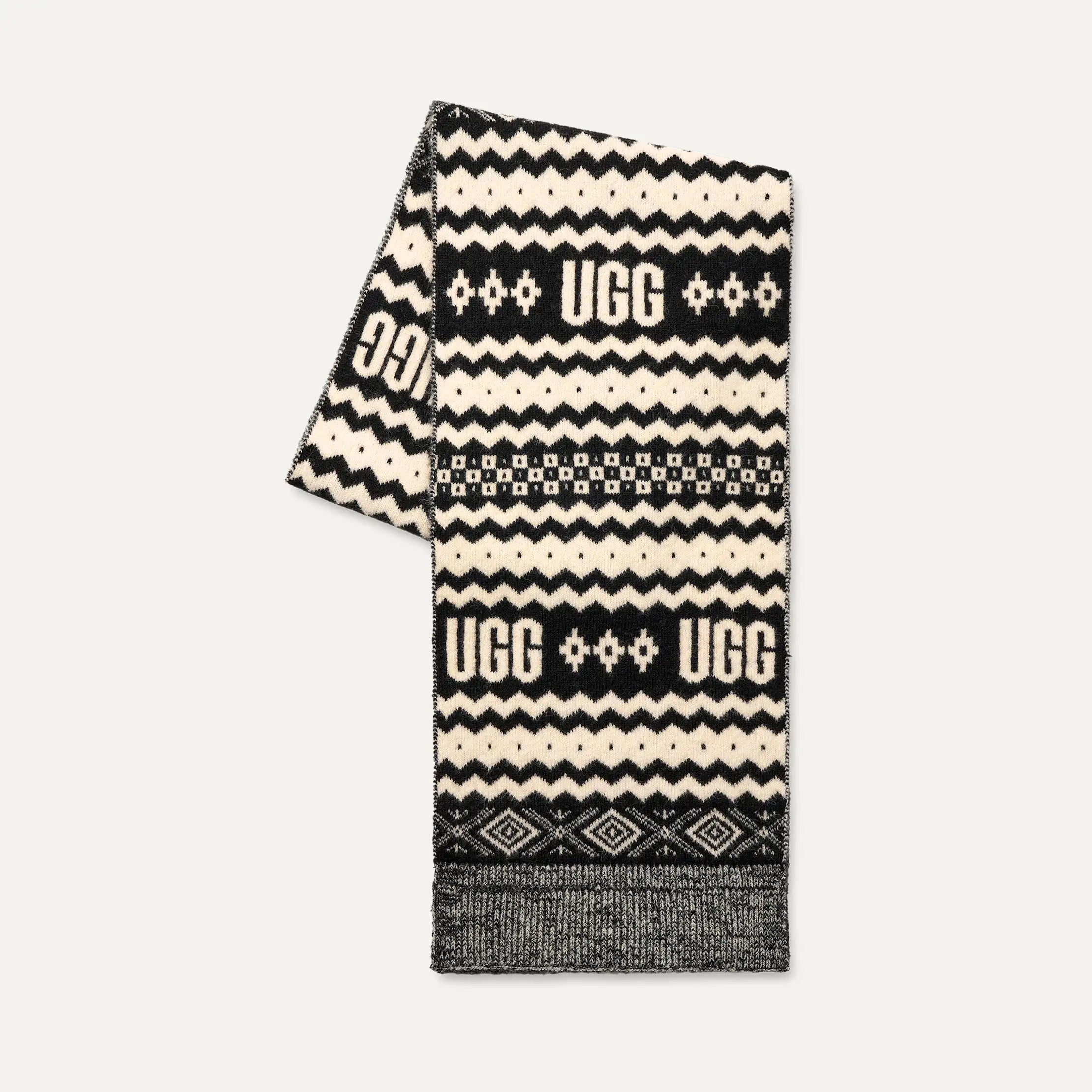 Ugg Chunky Uggisle Scarf Black Multi