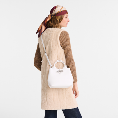 Longchamp Le Roseau S Handbag White