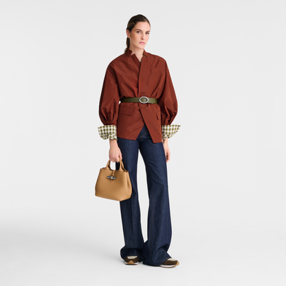 Longchamp Le Roseau S Handbag Walnut