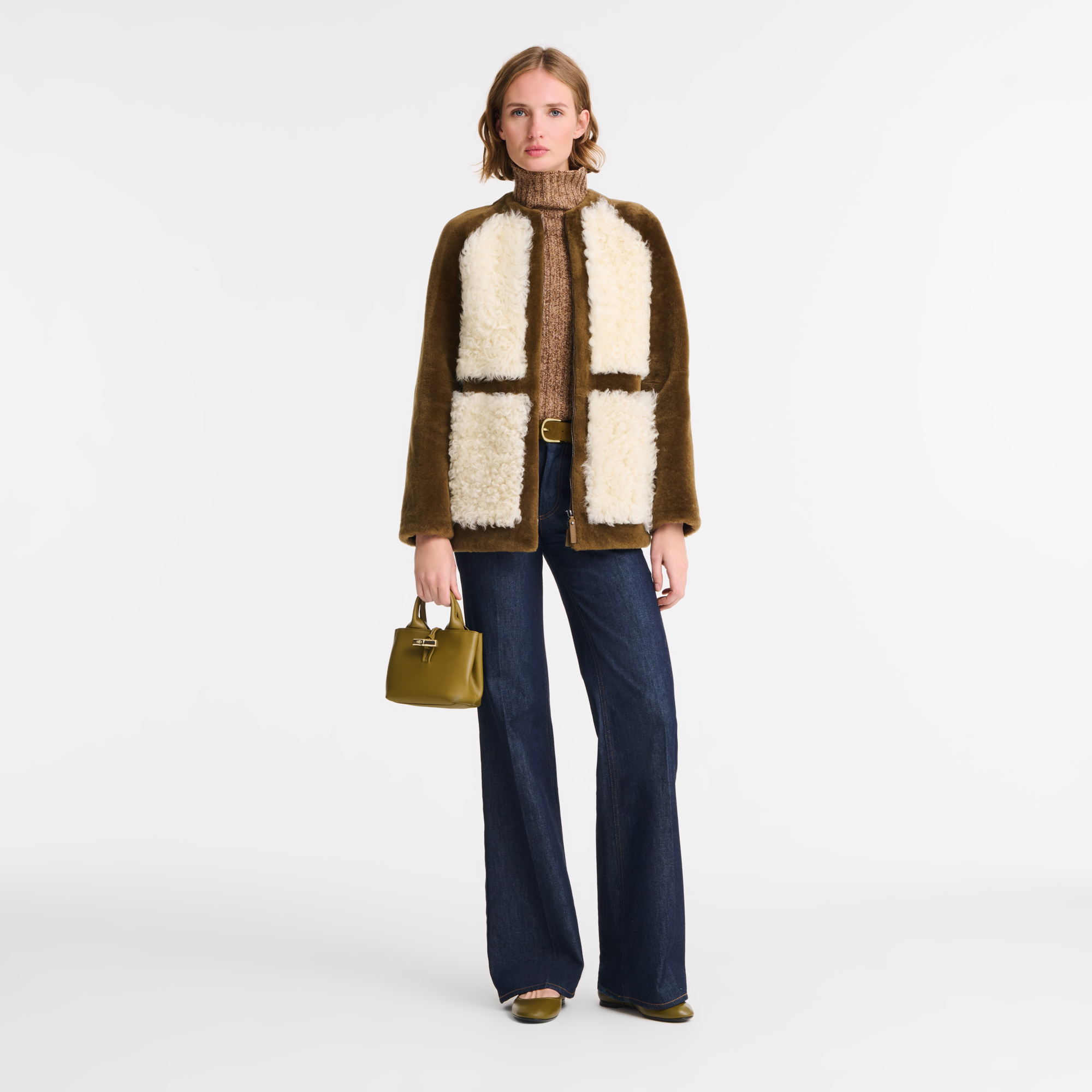 Longchamp Le Roseau XS Handbag Olive