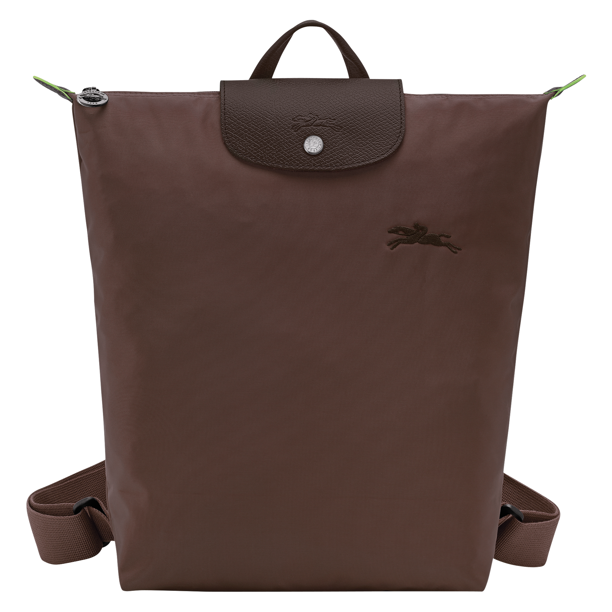 Longchamp Le Pliage Green M Backpack Mocha