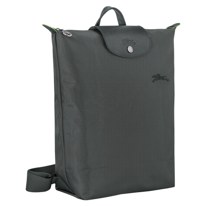 Longchamp Le Pliage Green M Backpack Graphite
