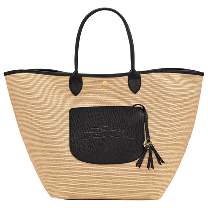 Longchamp Le Pliage Collection L Basket bag Black