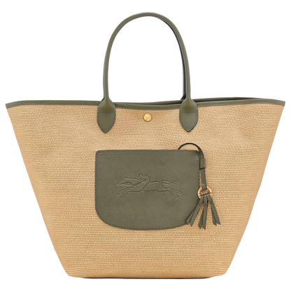 Longchamp Le Pliage Collection L Basket bag Artichoke