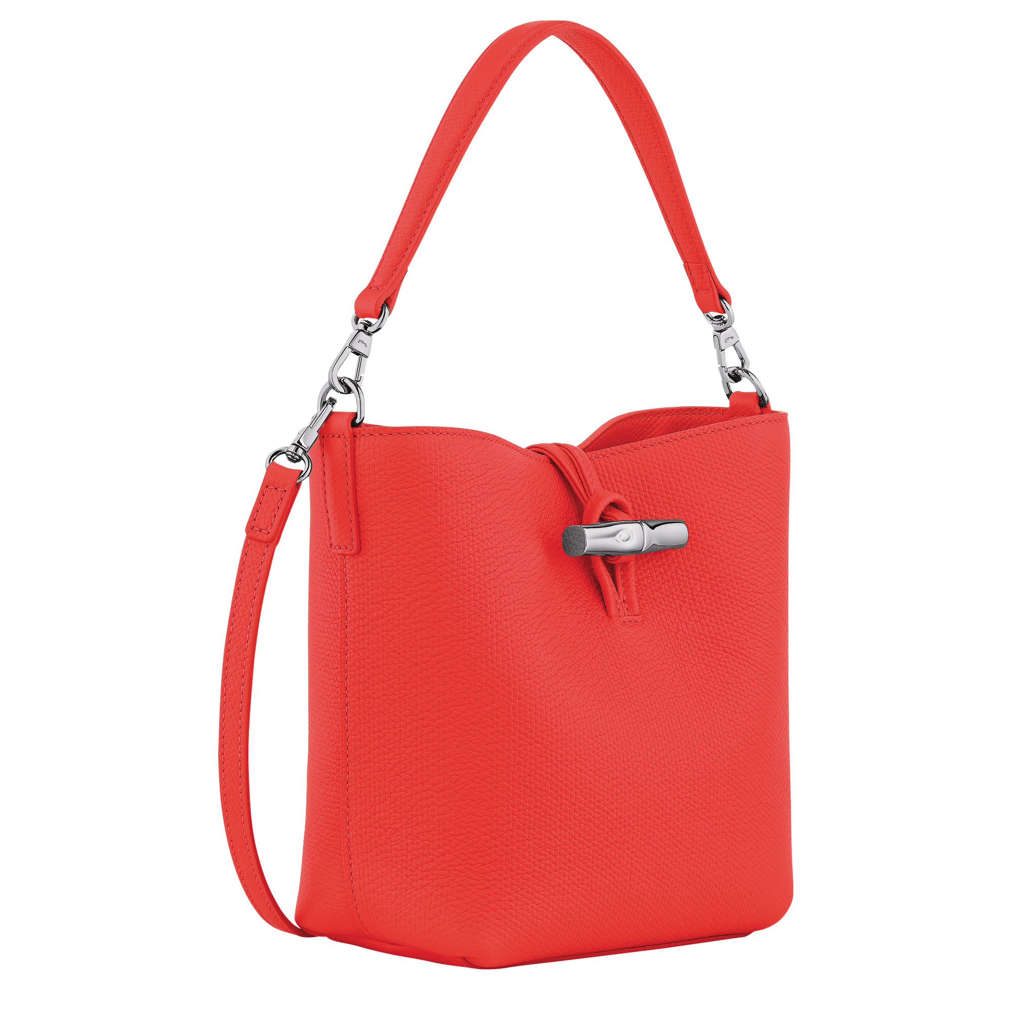 Longchamp Le Roseau XS Bucket bag Vermilion