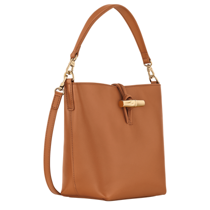 Longchamp Le Roseau XS Bucket bag Cashew