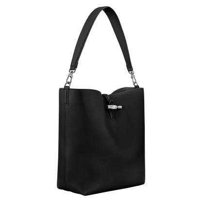 Longchamp Le Roseau M Hobo bag Black