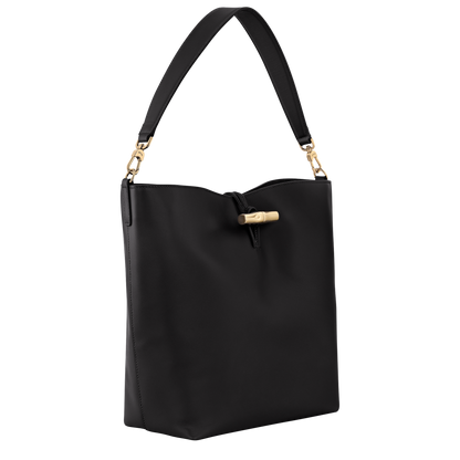 Longchamp Le Roseau M Hobo bag Black