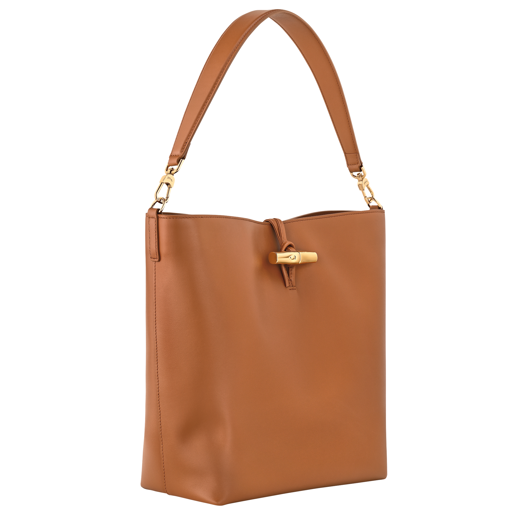 Longchamp Le Roseau M Hobo bag Cashew