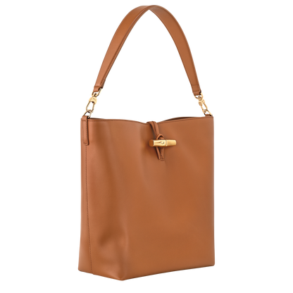 Longchamp Le Roseau M Hobo bag Cashew