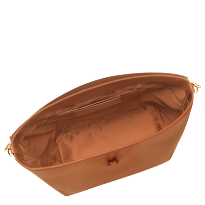Longchamp Le Roseau M Hobo bag Cashew