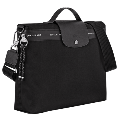 Longchamp Le Pliage Energy Briefcase Black