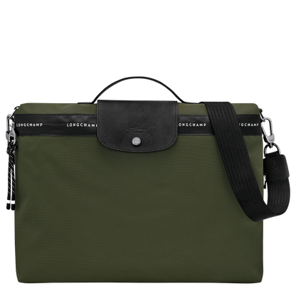 Longchamp Le Pliage Energy Briefcase Khaki