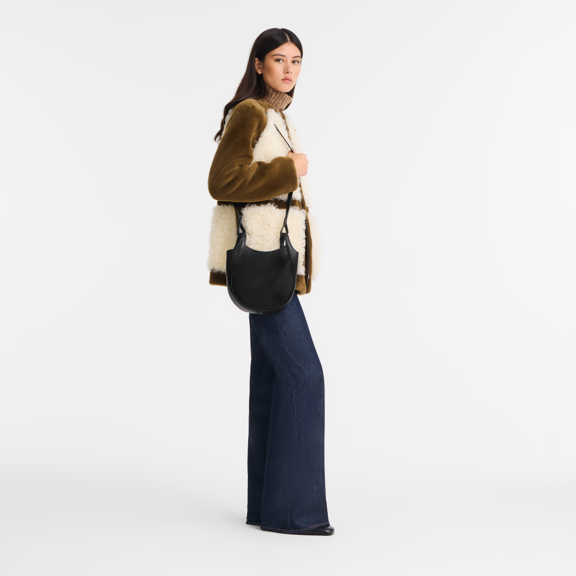 Longchamp Le Foulonné S Crossbody bag Black