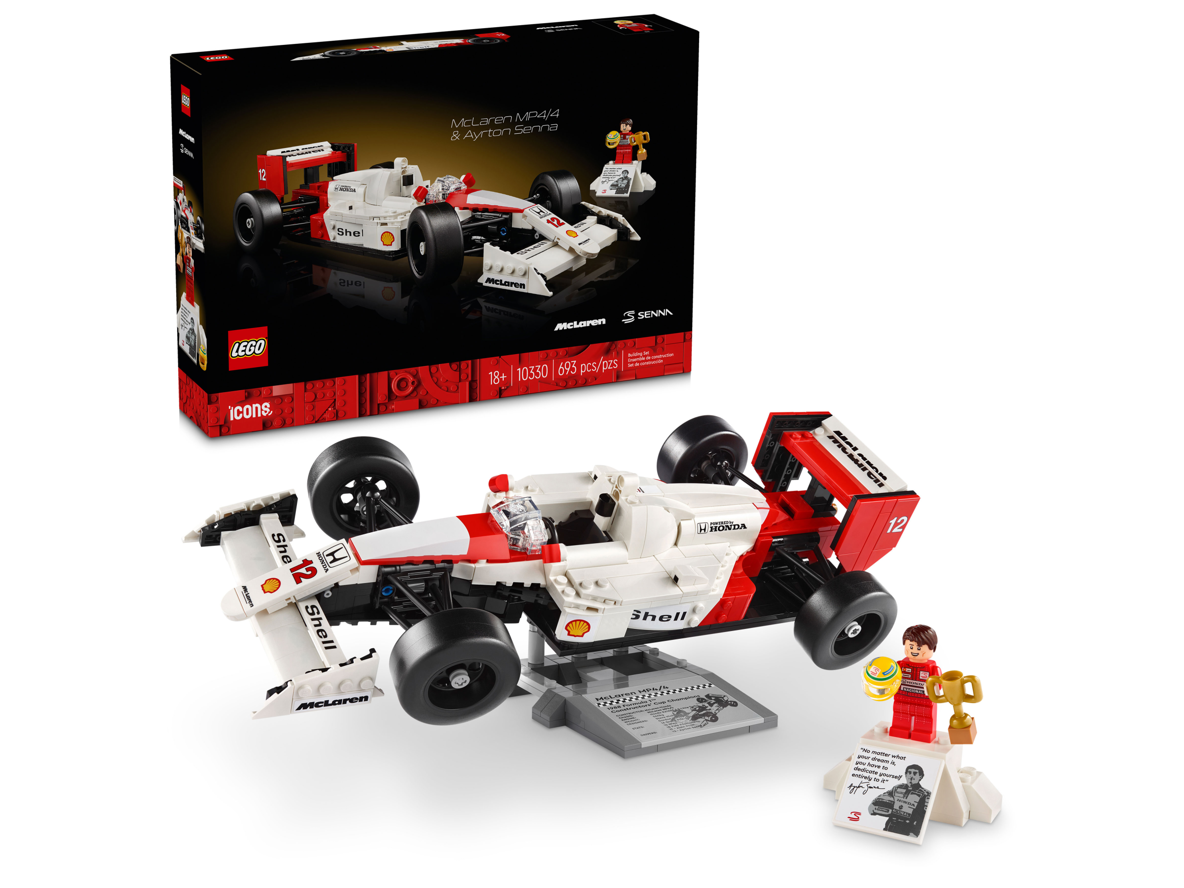 Lego McLaren MP44  Ayrton Senna