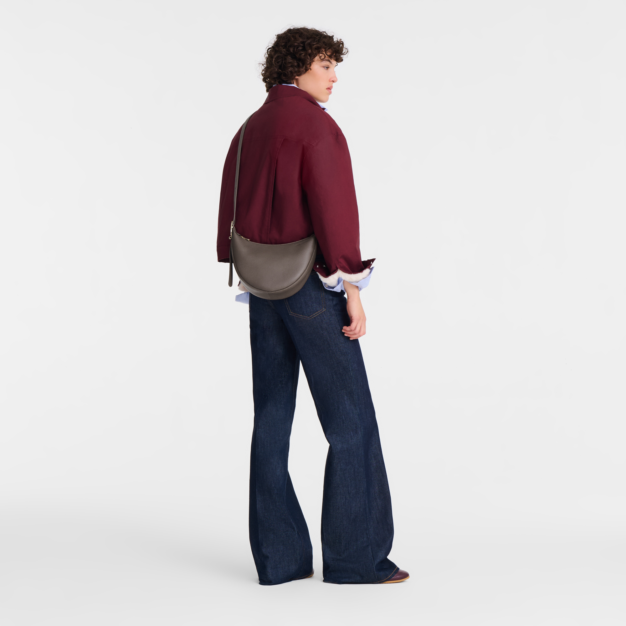 Longchamp Le Foulonné S Crossbody bag Taupe