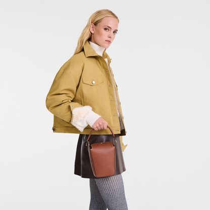 Longchamp Épure Pop corn bag Brown