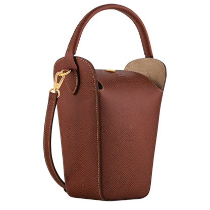 Longchamp Épure Pop corn bag Brown