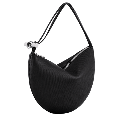 Longchamp Le Roseau Clutch Black