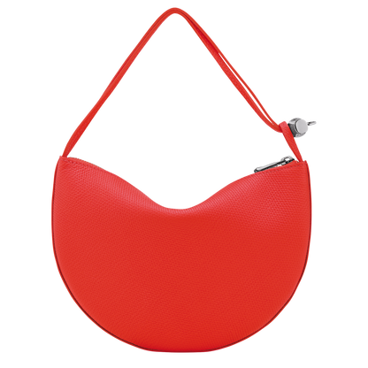 Longchamp Le Roseau Clutch Vermilion