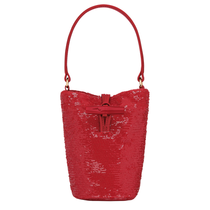 Longchamp Le Roseau Handbag Red