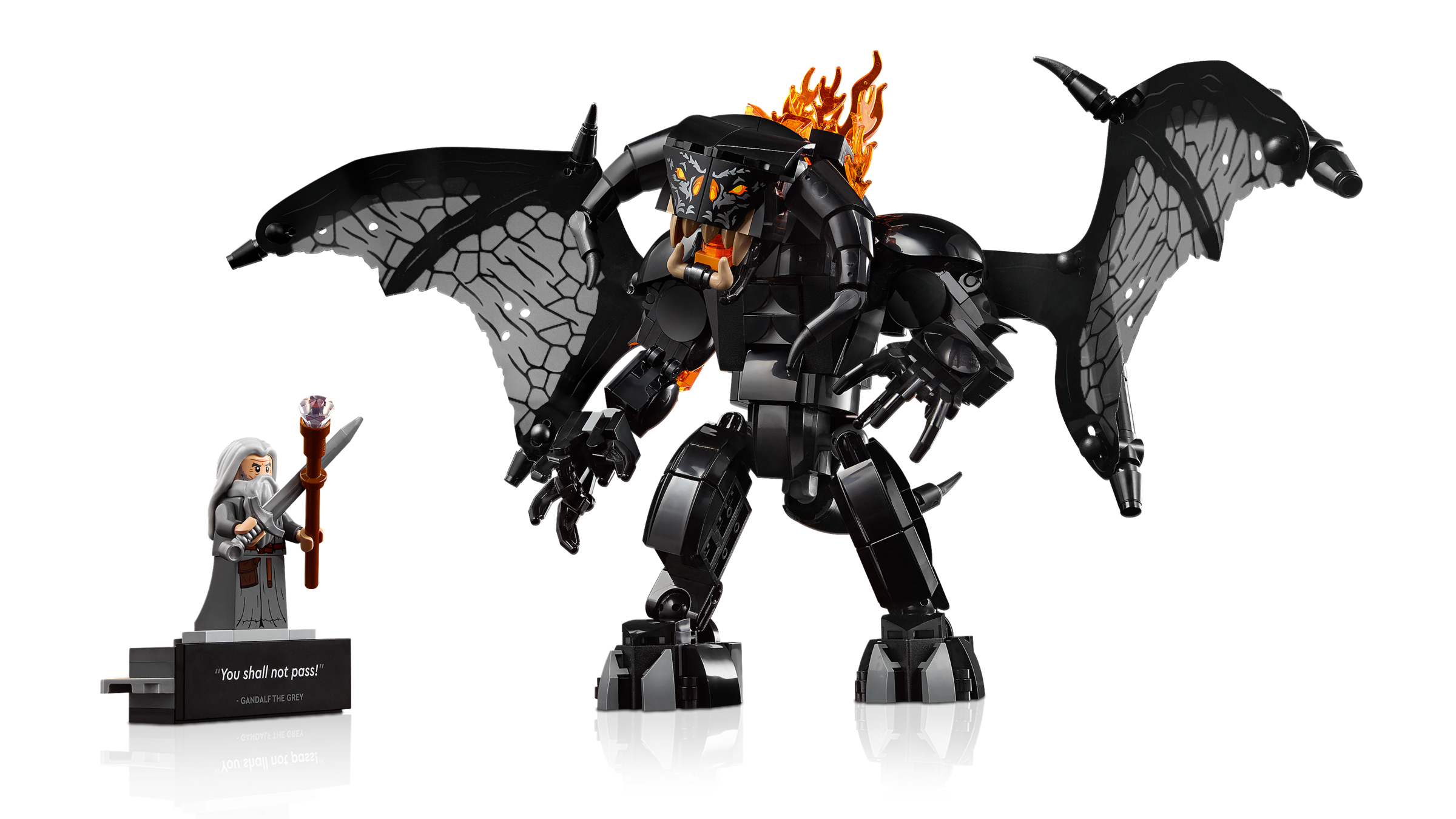Lego The Lord of the Rings Balrog Book Nook