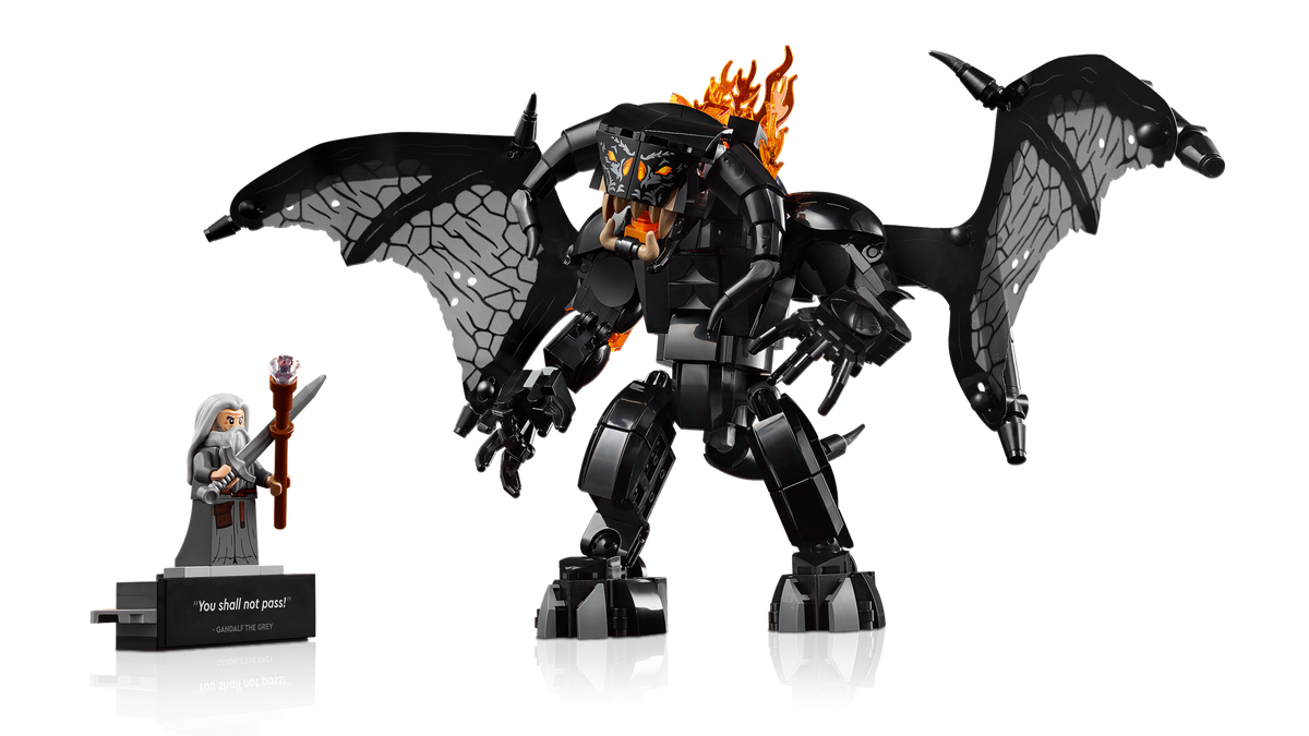 Lego The Lord of the Rings Balrog Book Nook