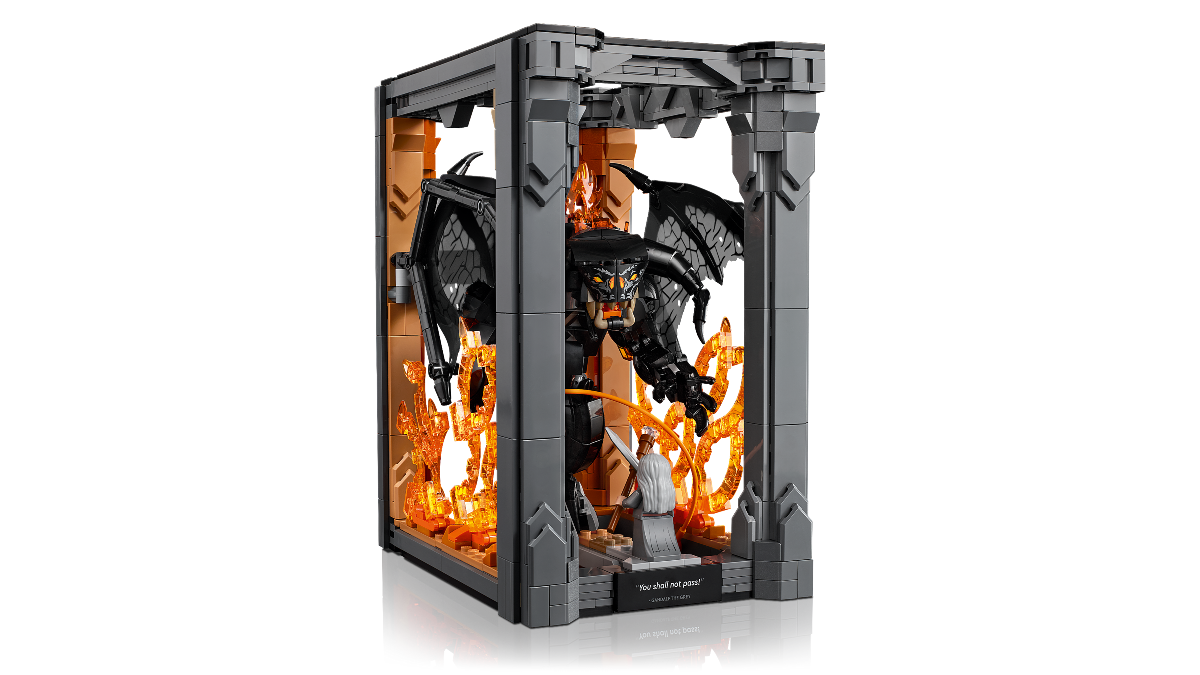 Lego The Lord of the Rings Balrog Book Nook