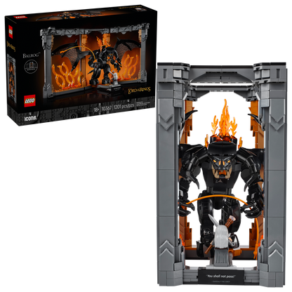 Lego The Lord of the Rings Balrog Book Nook